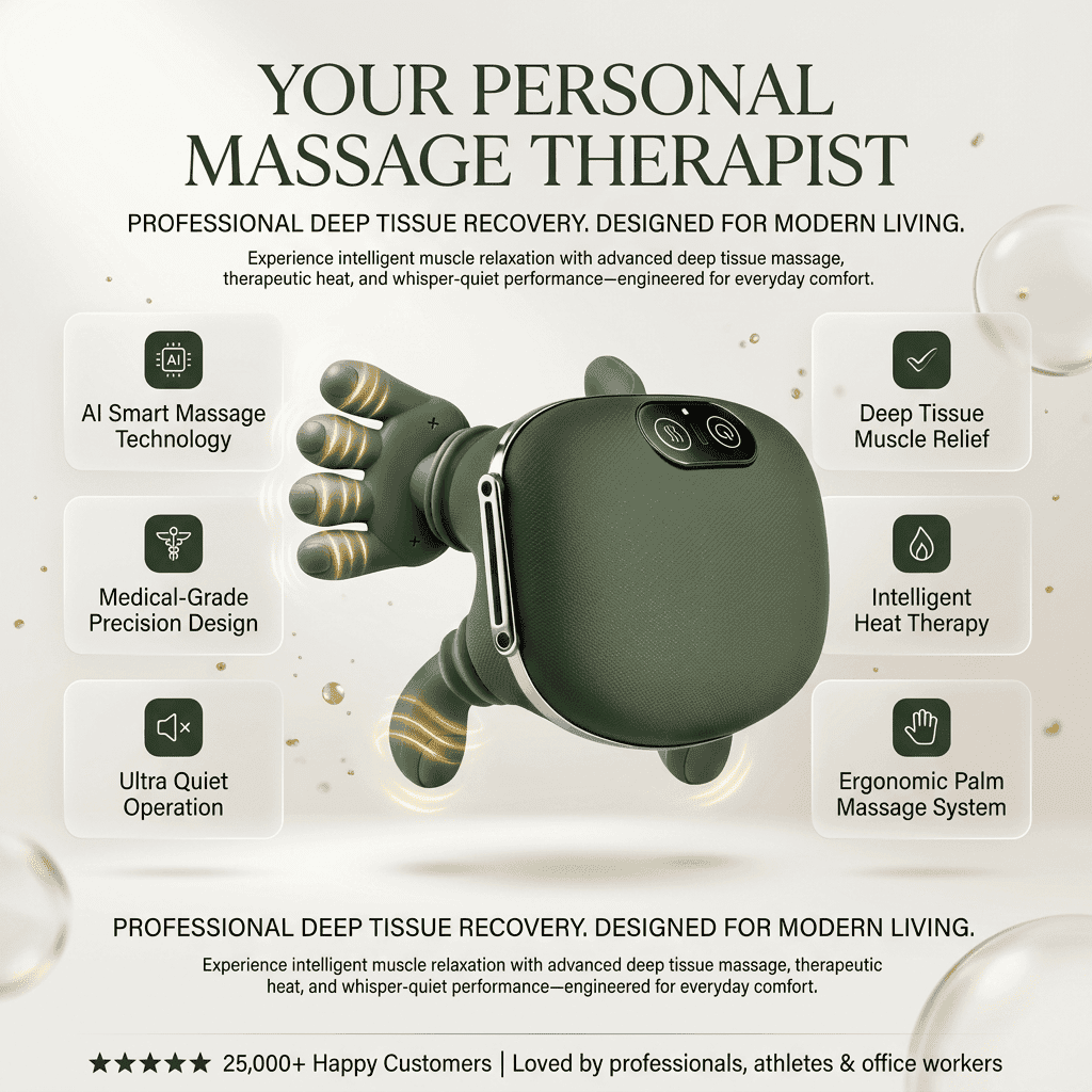 Professional Wireless Bionic Trapezius Massager Torque Fit 